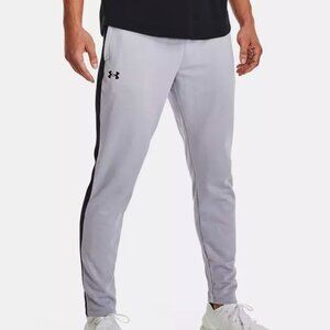 Under Armour Men's UA Rival Terry Tapered Jogger Pant 1369472-011 Peach Grey NWT